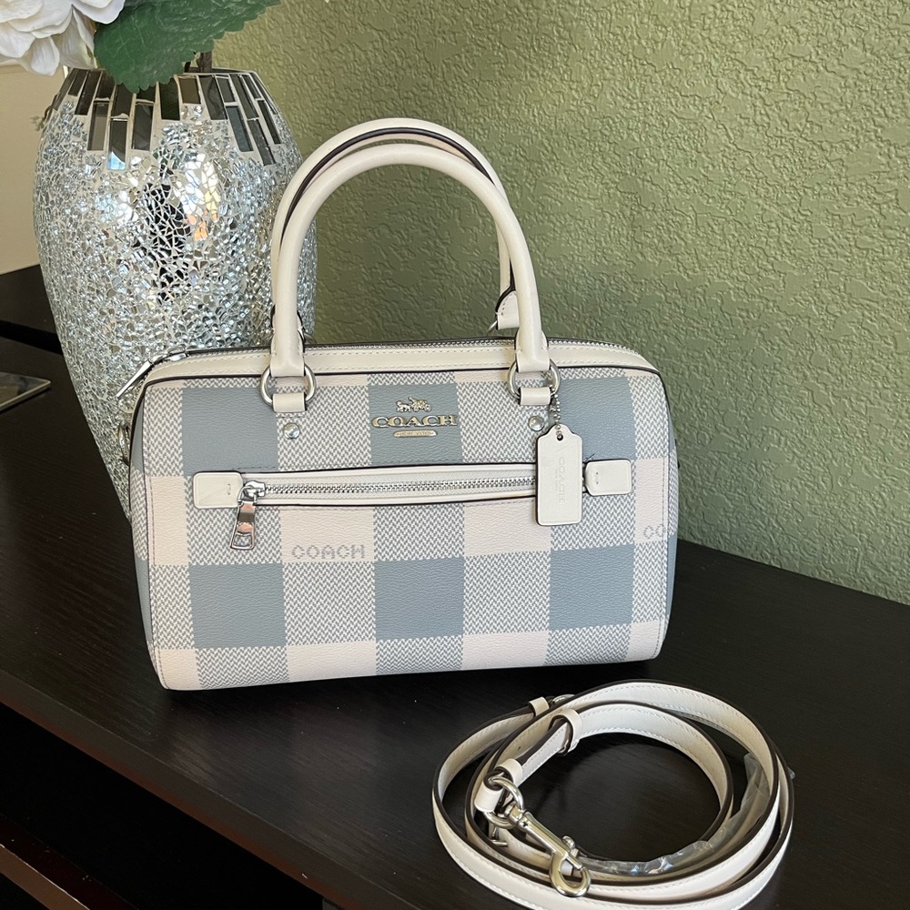Coach Rowan Plaid Bag